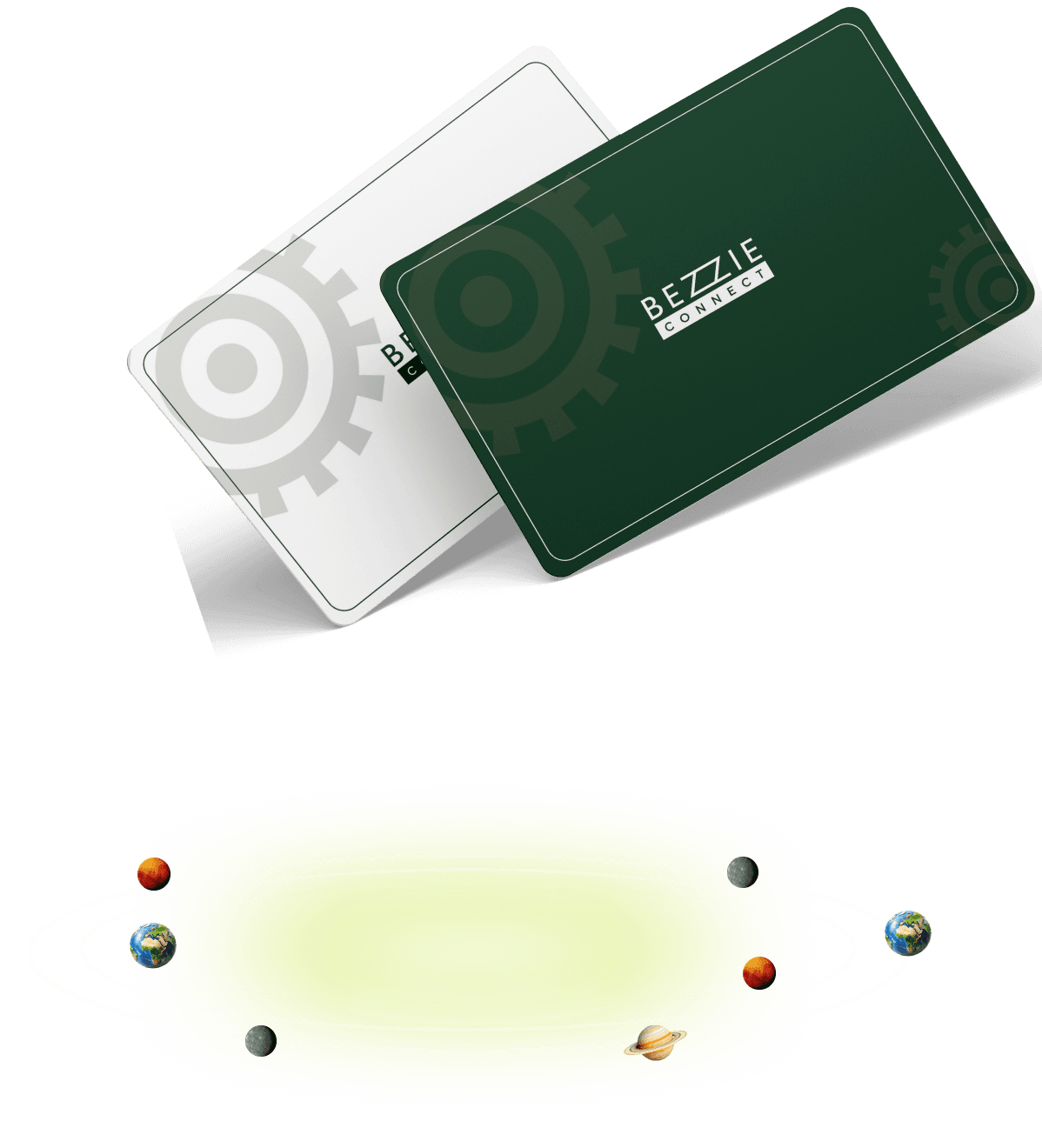 floating card